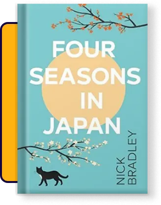 Four seasons in Japan, showcasing vibrant landscapes and cultural elements throughout the year by Nick Bradley.